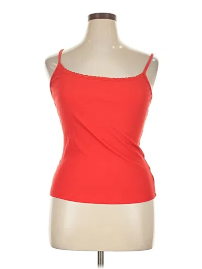 Pre-owned Assorted Brands Tank Top Red Strapless Neckline Tops