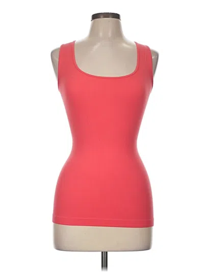 Pre-owned Assorted Brands Tank Top Red Strapless Neckline Tops