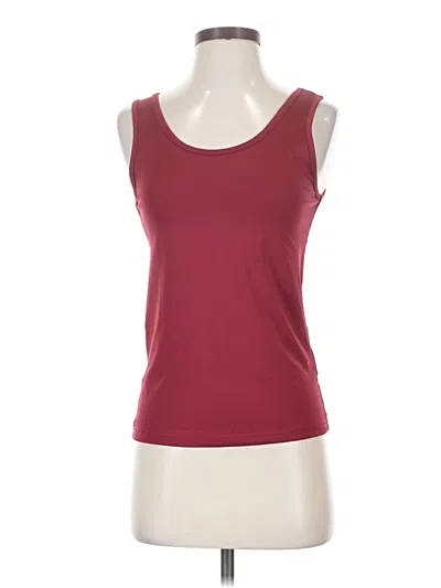 Pre-owned Assorted Brands Tank Top Red Strapless Neckline Tops