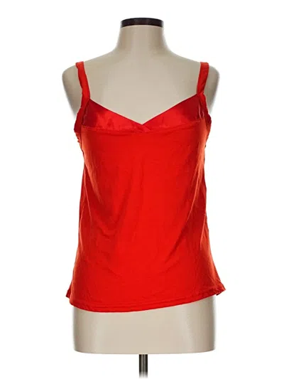 Pre-owned Assorted Brands Tank Top Red Strapless Neckline Tops