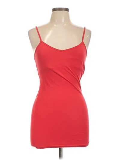 Pre-owned Assorted Brands Tank Top Red Strapless Neckline Tops