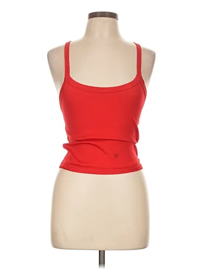 Pre-owned Assorted Brands Tank Top Red Strapless Neckline Tops