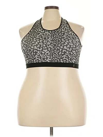 Pre-owned Assorted Brands Tank Top Silver Halter Neckline Tops