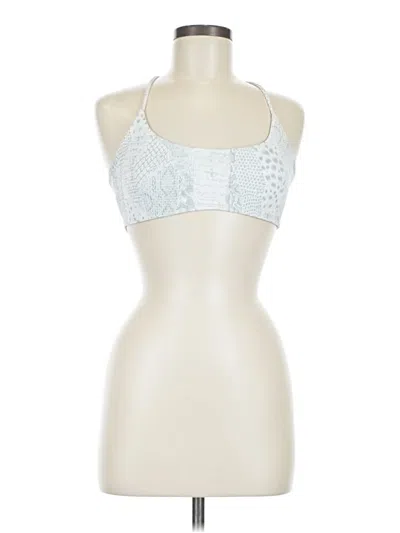 Pre-owned Assorted Brands Tank Top Silver Halter Neckline Tops