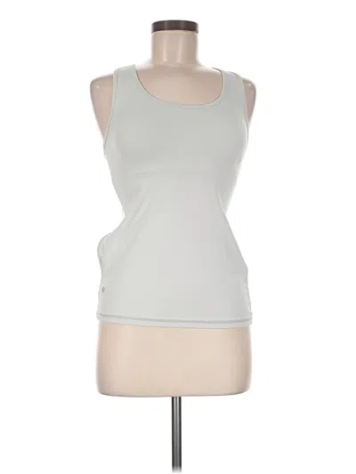 Pre-owned Assorted Brands Tank Top Silver Strapless Neckline Tops