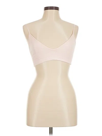 Pre-owned Assorted Brands Tank Top Tan Strapless Neckline Tops In Brown