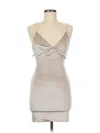 Assorted Brands Tank Top Tan Strapless Neckline Tops In Neutral