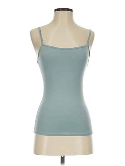 Pre-owned Assorted Brands Tank Top Teal Strapless Neckline Tops