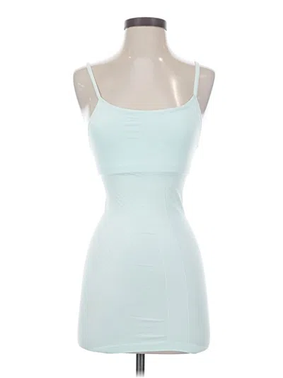 Pre-owned Assorted Brands Tank Top Teal Strapless Neckline Tops