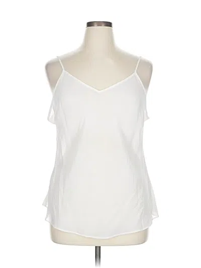 Pre-owned Assorted Brands Tank Top White Cold Shoulder Neckline Tops