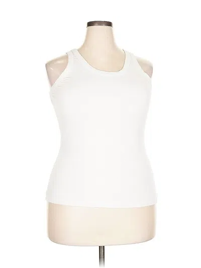 Pre-owned Assorted Brands Tank Top White Halter Neckline Tops