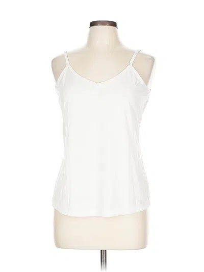 Pre-owned Assorted Brands Tank Top White Halter Neckline Tops