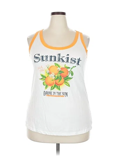 Pre-owned Assorted Brands Tank Top White Halter Neckline Tops