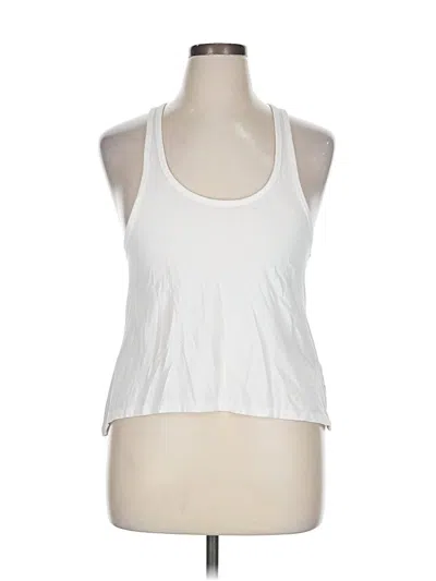 Pre-owned Assorted Brands Tank Top White Halter Neckline Tops