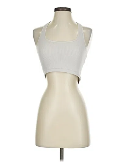 Pre-owned Assorted Brands Tank Top White Halter Neckline Tops