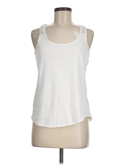 Pre-owned Assorted Brands Tank Top White Halter Neckline Tops