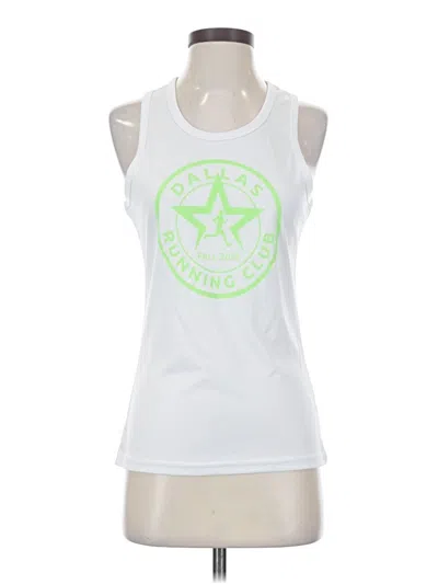 Pre-owned Assorted Brands Tank Top White Halter Neckline Tops