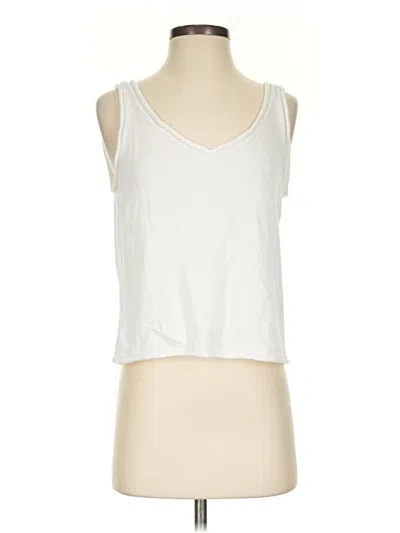 Pre-owned Assorted Brands Tank Top White Halter Neckline Tops
