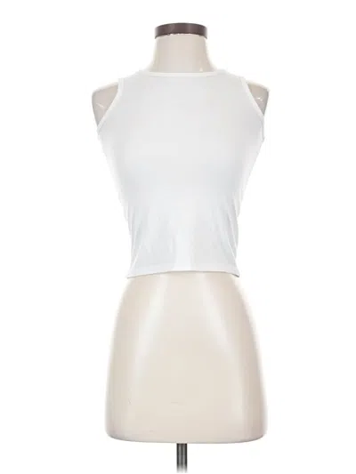 Pre-owned Assorted Brands Tank Top White Halter Neckline Tops