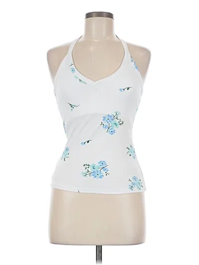 Pre-owned Assorted Brands Tank Top White Halter Neckline Tops