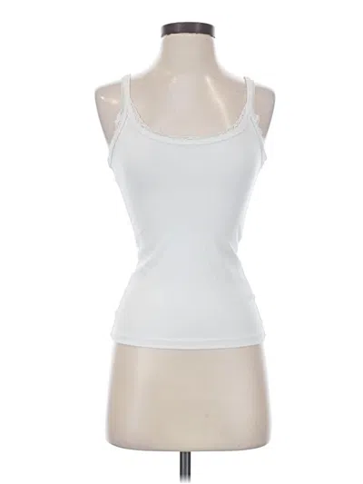 Pre-owned Assorted Brands Tank Top White Halter Neckline Tops