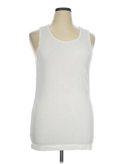 Pre-owned Assorted Brands Tank Top White Halter Neckline Tops