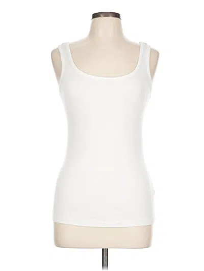 Pre-owned Assorted Brands Tank Top White Strapless Neckline Tops