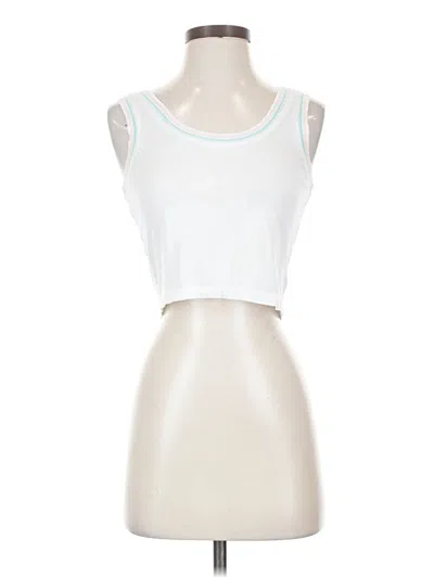 Pre-owned Assorted Brands Tank Top White Strapless Neckline Tops