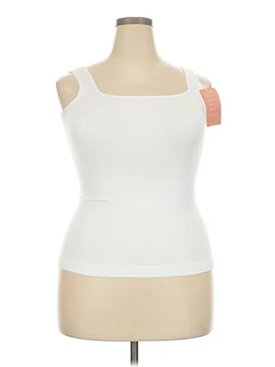 Assorted Brands Tank Top White Strapless Neckline Tops