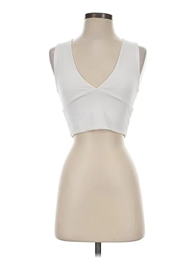 Pre-owned Assorted Brands Tank Top White Strapless Neckline Tops
