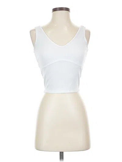 Pre-owned Assorted Brands Tank Top White Strapless Neckline Tops