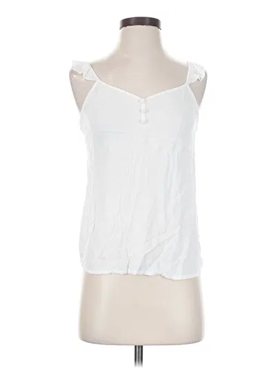 Pre-owned Assorted Brands Tank Top White Strapless Neckline Tops