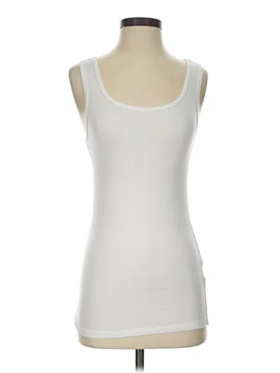 Pre-owned Assorted Brands Tank Top White Strapless Neckline Tops