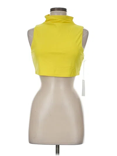 Assorted Brands Tank Top Yellow Cowl Neck Tops