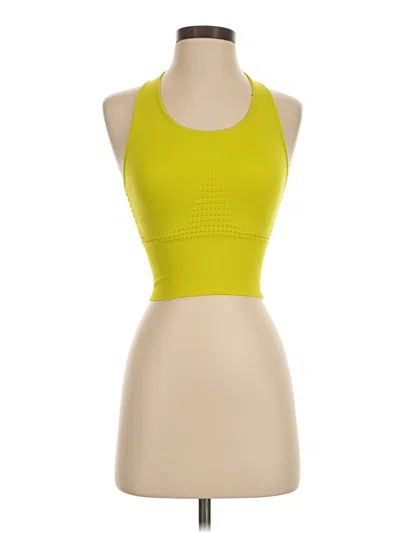 Pre-owned Assorted Brands Tank Top Yellow Halter Neckline Tops