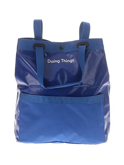 Pre-owned Assorted Brands Tote Bag In Blue