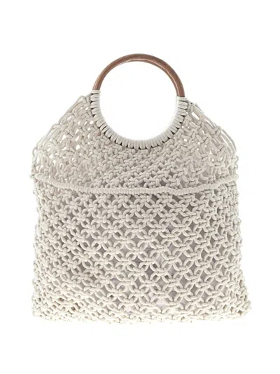 Pre-owned Assorted Brands Tote Bag In Ivory