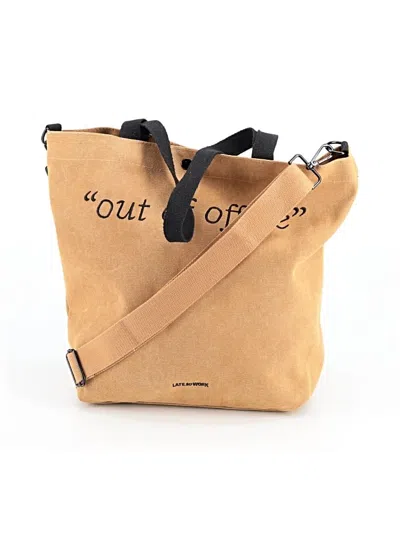 Pre-owned Assorted Brands Tote Bag In Tan