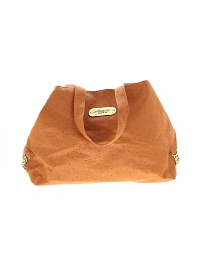 Pre-owned Assorted Brands Tote Bag In Tan