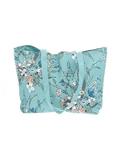 Pre-owned Assorted Brands Tote Bag In Teal