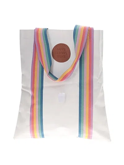 Pre-owned Assorted Brands Tote Bag In White