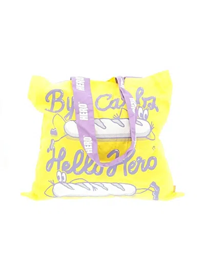 Pre-owned Assorted Brands Tote Bag In Yellow