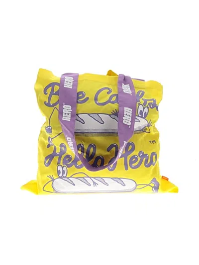 Pre-owned Assorted Brands Tote Bag In Yellow