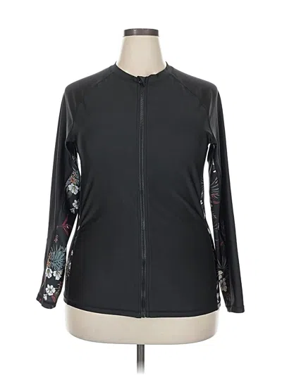 Pre-owned Assorted Brands Track Jacket In Black