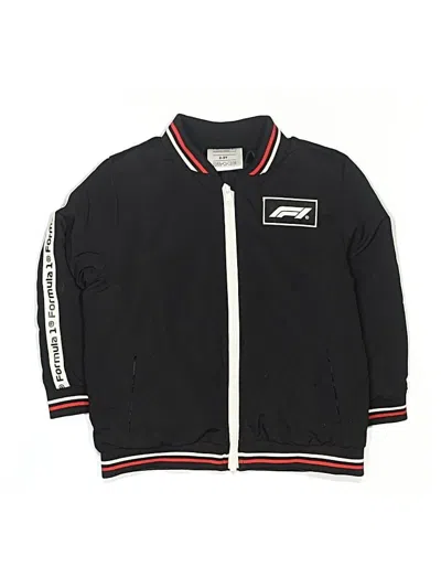Pre-owned Assorted Brands Kids' Track Jacket In Black