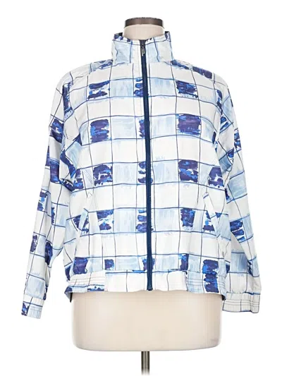 Pre-owned Assorted Brands Track Jacket In Blue