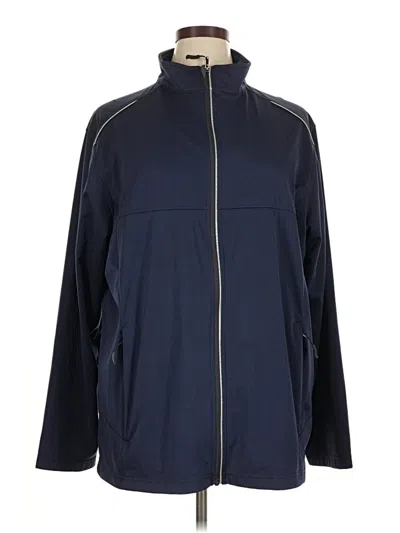 Pre-owned Assorted Brands Track Jacket In Blue