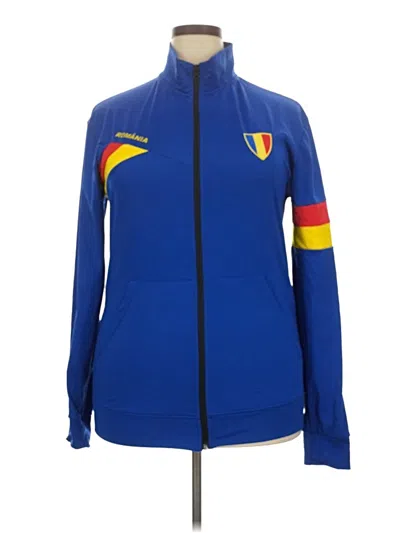 Pre-owned Assorted Brands Track Jacket In Blue