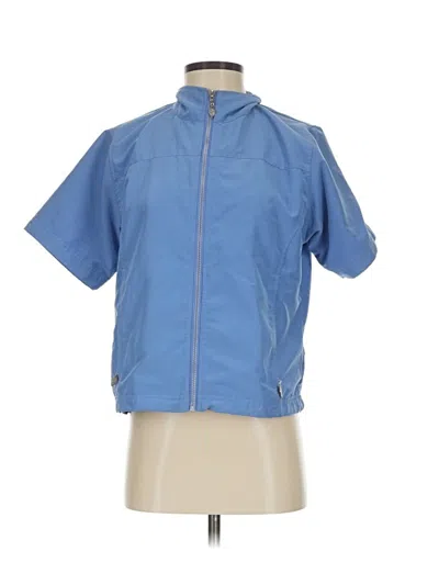 Pre-owned Assorted Brands Track Jacket In Blue