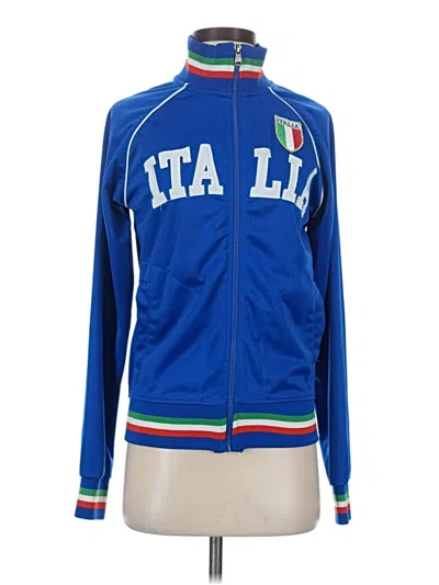 Pre-owned Assorted Brands Track Jacket In Blue